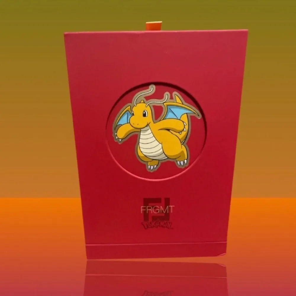 Fendi Red Dragon Motif Luxury Box Complete